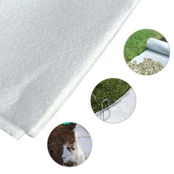 Spudulica Home & Garden 200gsm Non-Woven Geotextile Membrane – Landscaping & Drainage Fabric