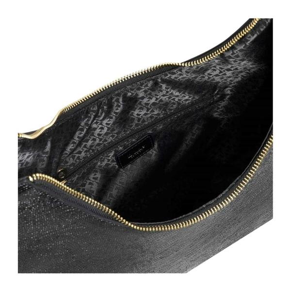 Dune London Daintily Shimmer Shoulder Bag - Black - 