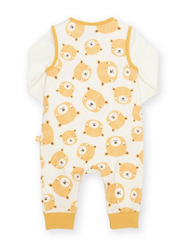 Kite Baby Organic Teddy Dungaree Set