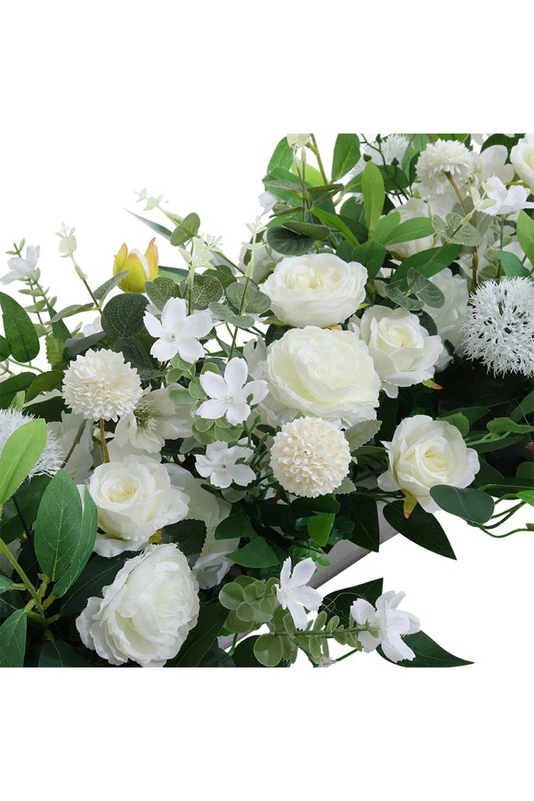 Living and Home Artificial Peony Rose Silk Flower Row for Wedding Aisle Decor