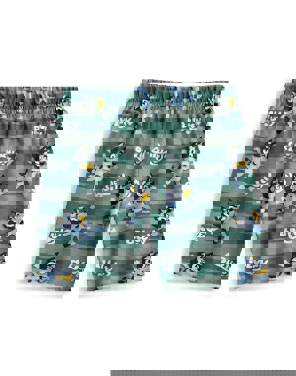 Bluey Boys Multicoloured Multi Character Multi-Pack of 2 Short Sleeve Short Leg Pyjama Set