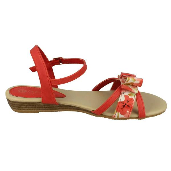 Spot On Girls Spot On Summer Bow Front Sandals
