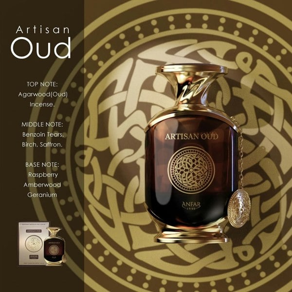 ANFAR 1950 Artisan Oud 100ml Extrait de Parfum fragrance poster