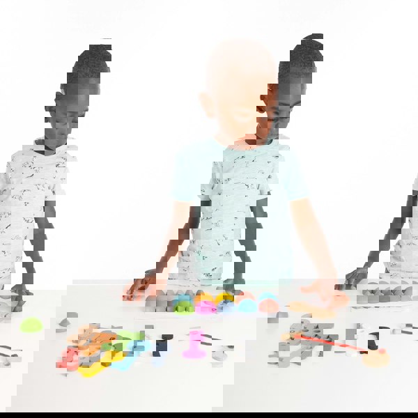 tickit Rainbow Wooden Keys