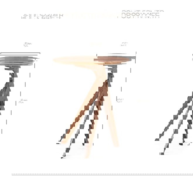 NN24 Side Table, Soild Wood-Weilai Concept-Weilai Concept