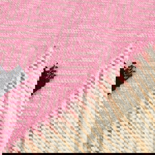Lollypop - Pure New Wool Blanket - Pink - Heating & Plumbing London - Throw