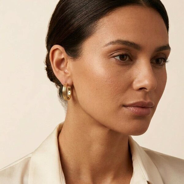 Cachet London Rivas Large 25mm Gold Hoop