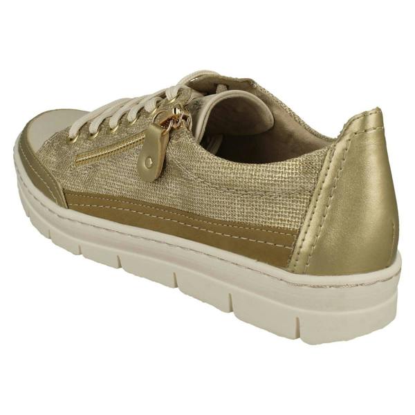 Remonte Ladies Remonte Casual Lace Up/ Zip Fastening Shoes With Removable Insoles D5826