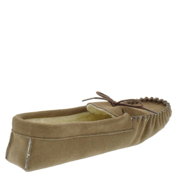 Mokkers Coopers Suede Fleece Lined Soft Sole Mens Moccasin Slippers Made In England