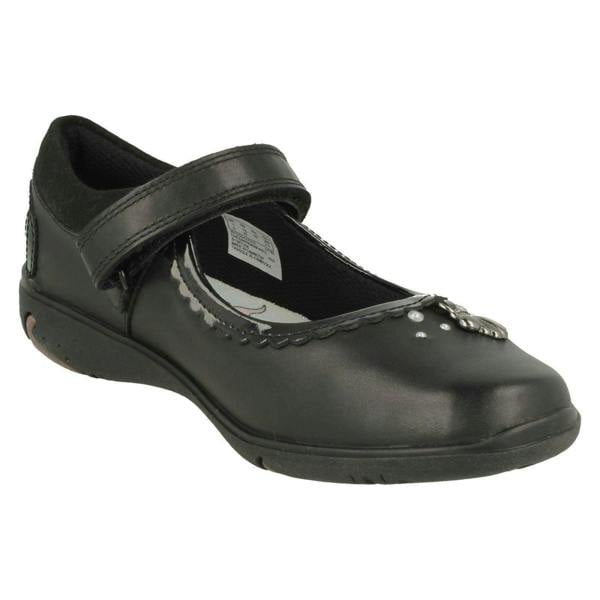 Clarks Girls Clarks Shell Detailed School Shoes Sea Shimmer K