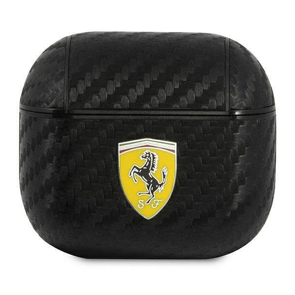 Ferrari PU Carbon On Track Case for Airpods 3 Black - FESA3CABK