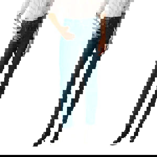 Levis Womens/Ladies 724 High Rise Straight Jeans - Blue - 