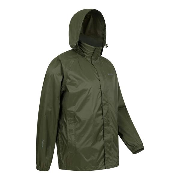 Mountain Warehouse Mens Pakka II Waterproof Jacket - Green - 