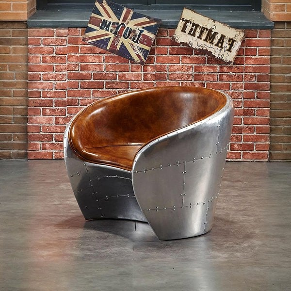Aviator Pilot Armchair, Loft Style-Weilai Concept-Weilai Concept