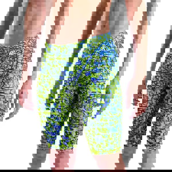 Arena Limited Edition Powerskin ST NEXT Jammer in snake green with reptile print