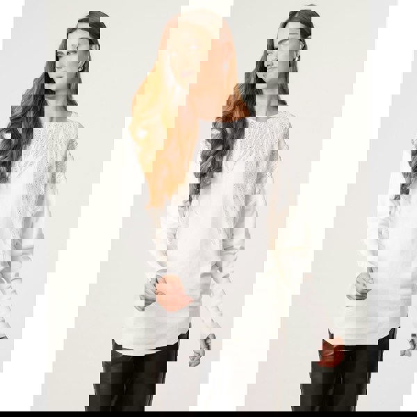 Blue Vanilla Rhinestone Detailed Jumper