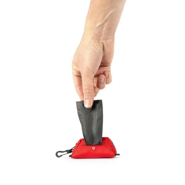 EzyDog Essential Poop Bag Holder in Red