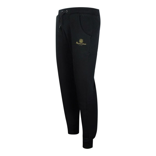 Aquascutum Black Zip-Up Hoodie Tracksuit Set - Nova Clothing