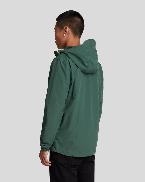 Lyle & Scott Zip Through Hooded Jacket - Argyle Teal