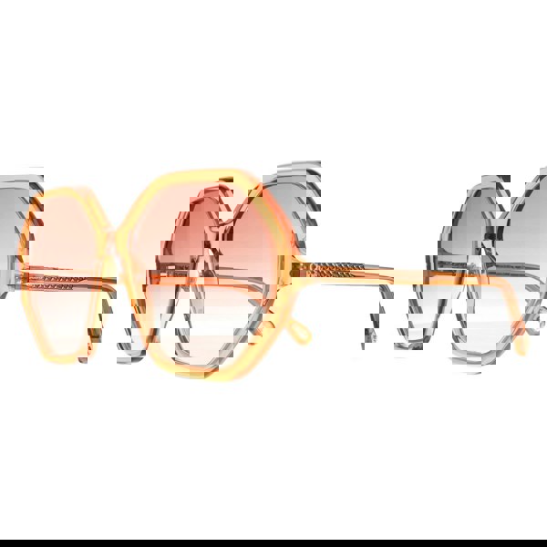 Chloe Sunglasses CH0008S Esther 001 Orange Crystal Pink Gradient
