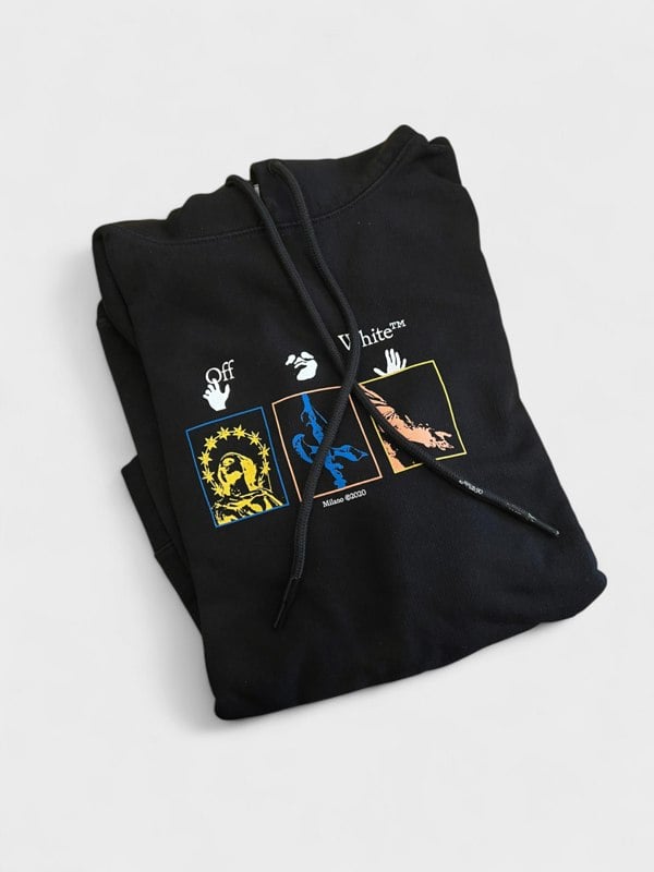 Off-White Milano Hoodie Black White