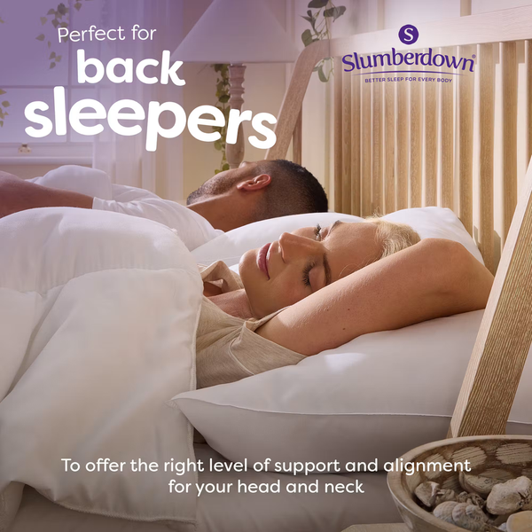 Slumberdown Feels Like Down Medium Support Pillow