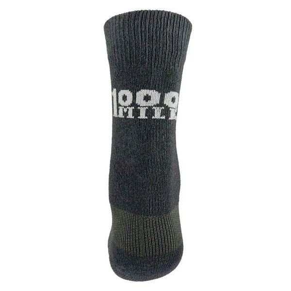 1000 Mile Mens Double Layer Repreve Socks Running Sock Black