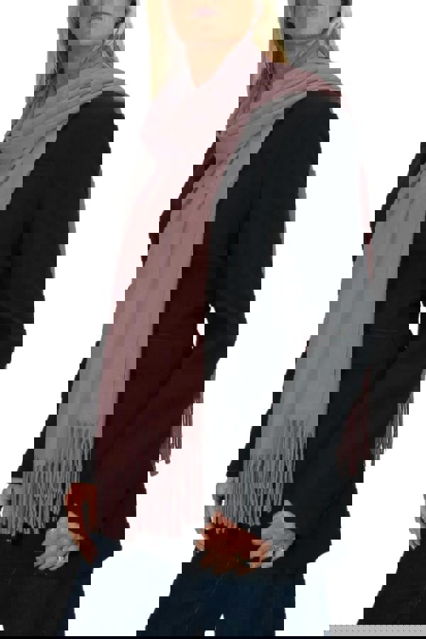 Paulo Due Wool Blend Pashmina Scarf Solid Colour