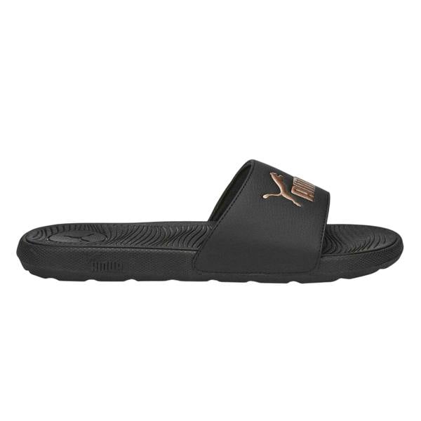 Puma Womens/Ladies Cool Cat Flat Sliders - Puma Black - 