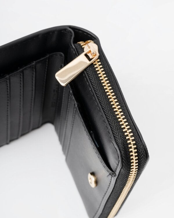Tommy Hilfiger TH Modern Womens Medium Zip Wallet - Black