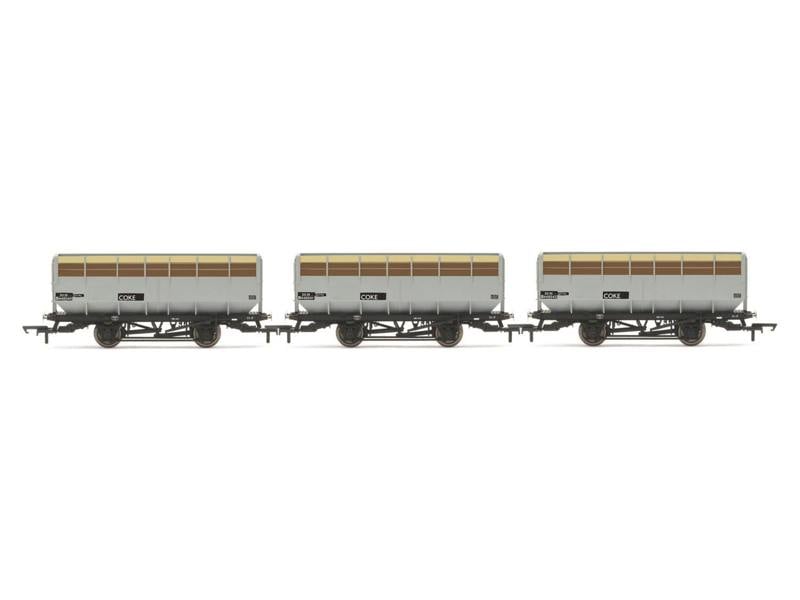 Hornby 20t Coke Hopper Wagon Set (3) BR