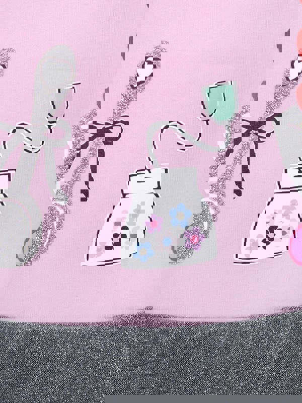 Simonetta Girls & Silver Glitter Dress