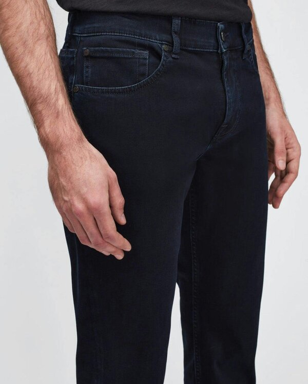 7 For All Mankind SLIMMY Mens Slim Fit Luxe Performance Eco Denim Jeans - Blue Black