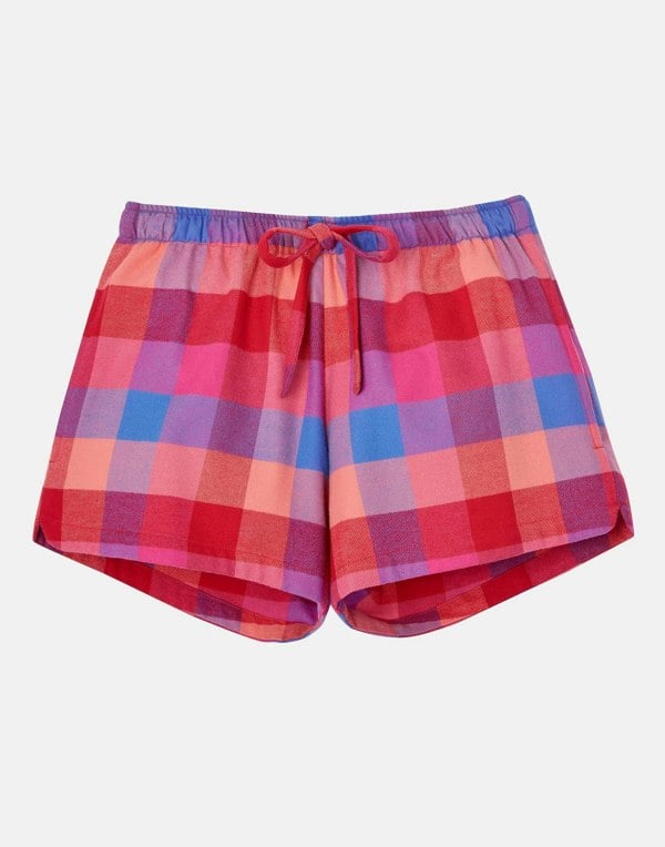 Women's Brushed Cotton Sleep Shorts – Coral Shire Square - British Boxers