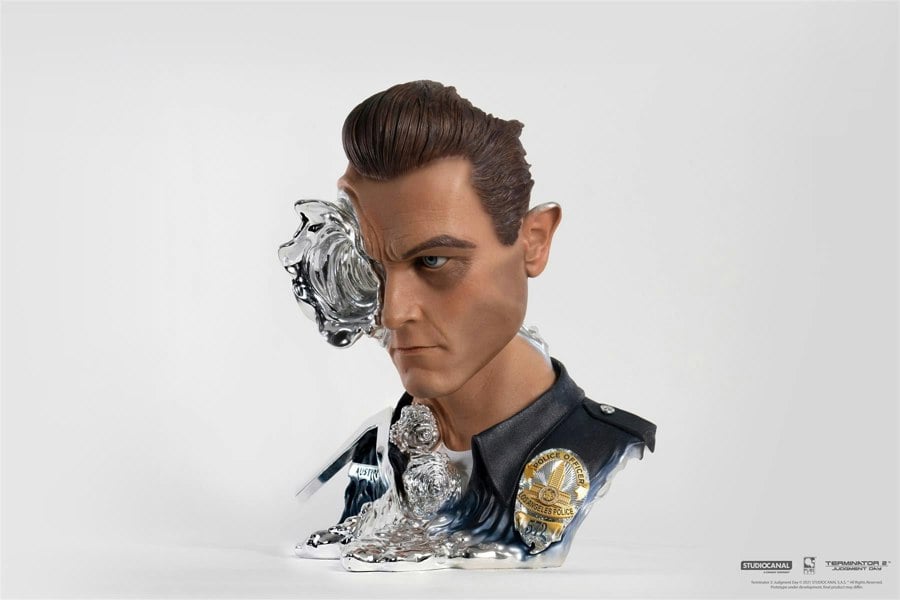MCSlots Terminator 2 T-1000 Painted Art Mask Standard Edition 1:1 Scale PA005TE2