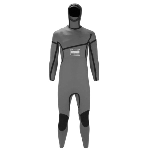 Sola Obsidian 6/5/4mm Glued & Blind Stitched Front Zip Hooded Mens Full Wetsuit