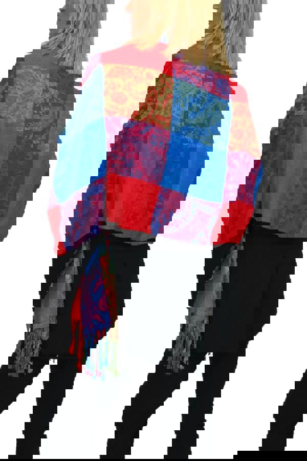 Paulo Due Paisley Design Pashmina-Style Scarf