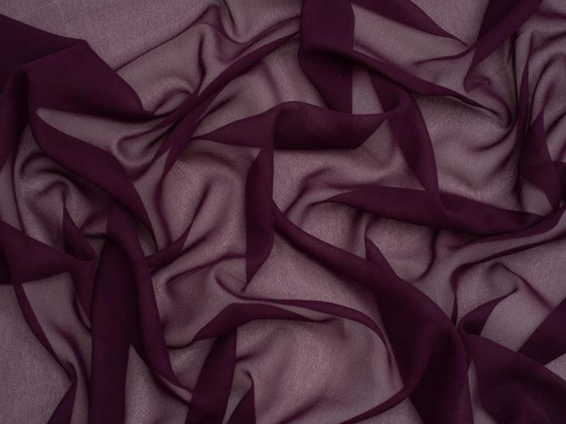 Minerva Core Range Minerva Light Sheer Chiffon Fabric - Plain Design Dressmaking Fabric, 110 cm / 44" Wide - per metre