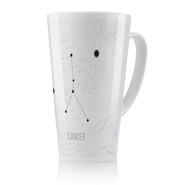 Benjamin Tate Design Astrology Sign Cancer Dining Latte Mug