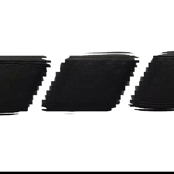 Assots London 'BIANCA' Black Pebble Grain Leather Slouchy Hobo Bag