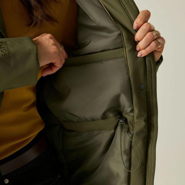 Regatta Womens/Ladies Waterproof Insulated Jacket - Bark Green - 
