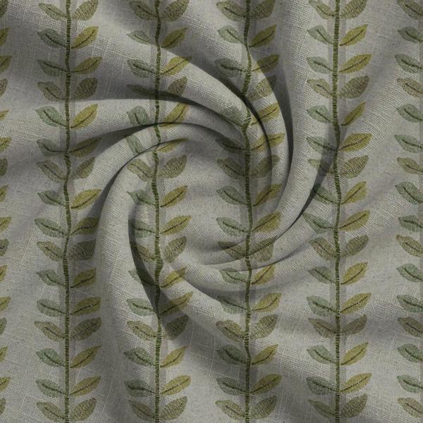 Lili fabric close-up in Cucumber