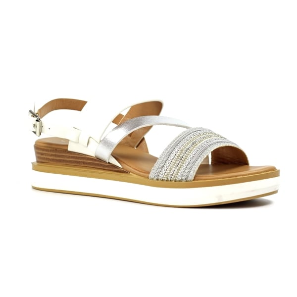 Lunar Womens Kimberley Sandals - White