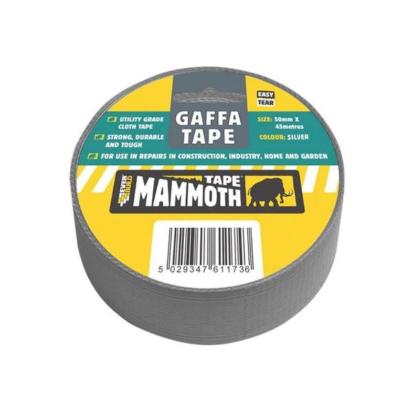 Everbuild Sika Gaffa Tape - Silver - 
