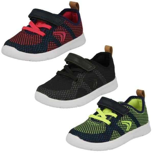Clarks Childrens Unisex Boys Girls Clarks Lightweight Trainers Ath Flux
