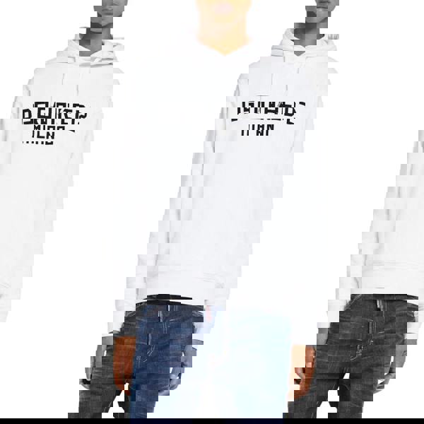 Dsquared2 Cool Fit Hoodie Green Red Print White Black Print S