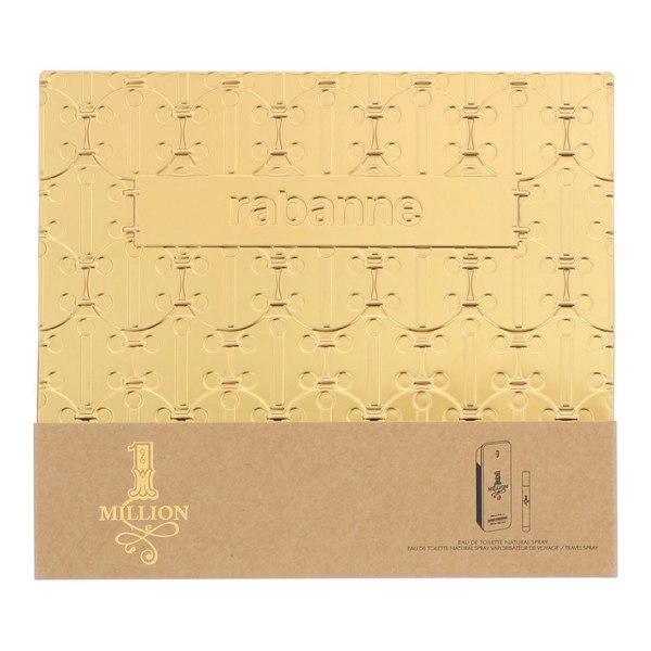 Paco Rabanne 1 Million 2 Piece Gift Set: Eau de Toilette 200ml - Eau de Toilette 10ml