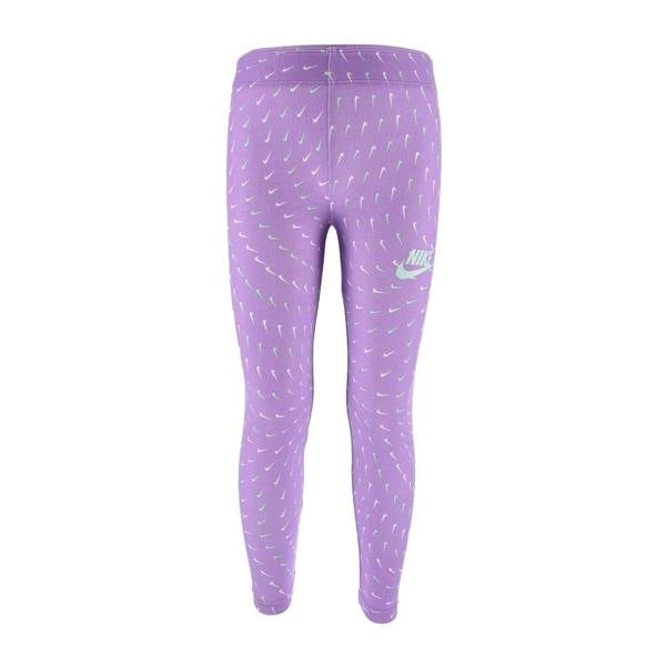 Nike Childrens/Kids All-Over Print Leggings - Violet - 