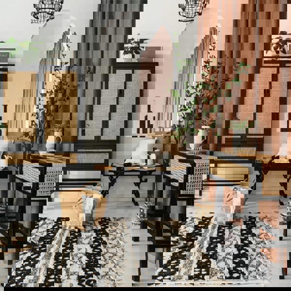 Saul Rattan Side Table, Bedside Table-Weilai Concept-Weilai Concept