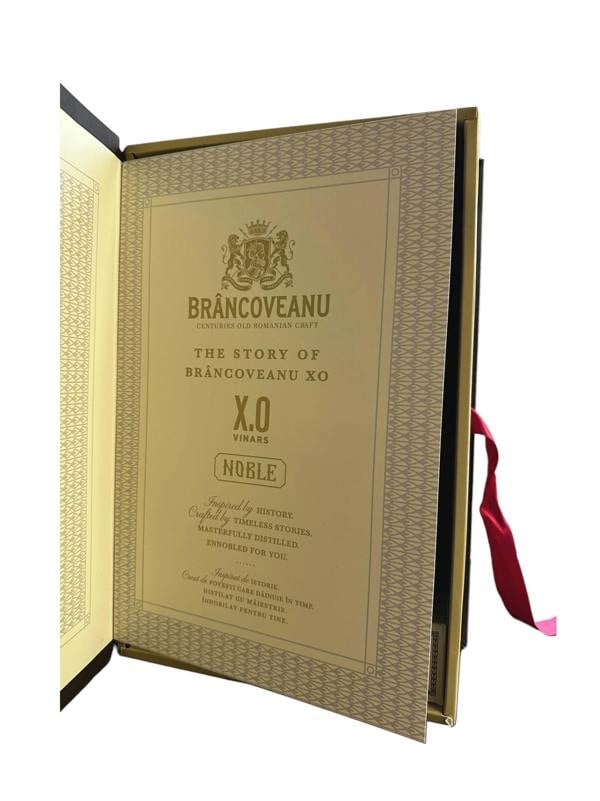 Brancoveanu XO Noble Brandy (Cognac / Coniac / Vinars) in a book / Brancoveanu Carte 700ml